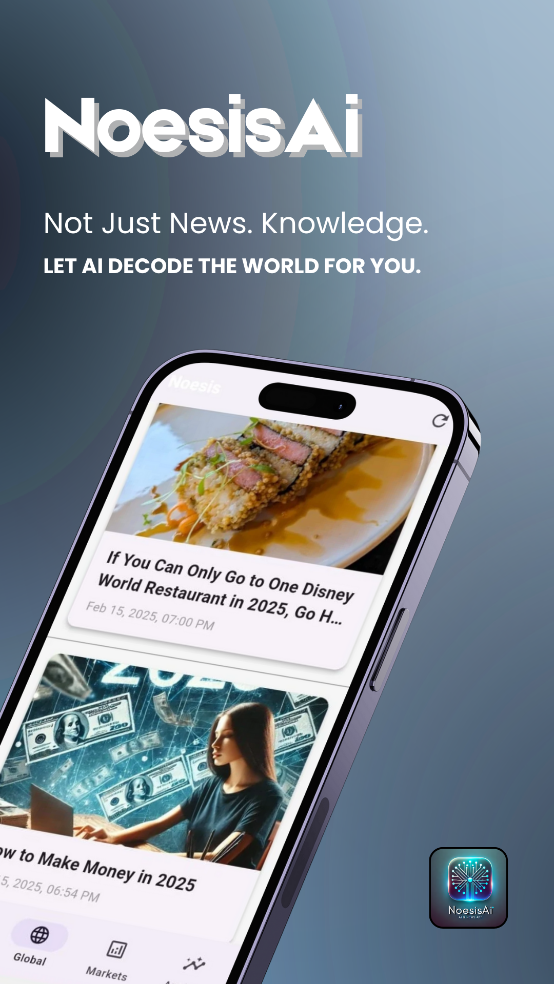 NoesisAI App Interface
